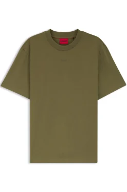 Relaxed-Fit T-Shirt mit zentralem Logo-Detail