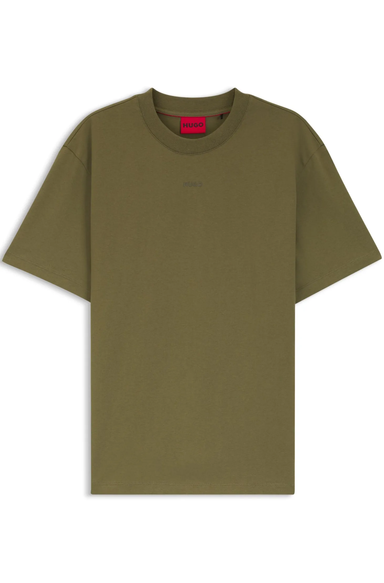 Relaxed-Fit T-Shirt mit zentralem Logo-Detail