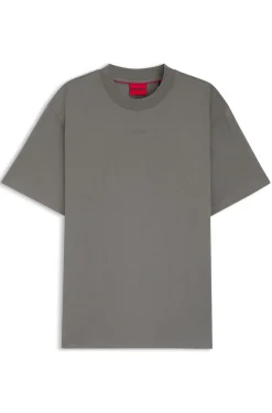 Relaxed-Fit T-Shirt mit zentralem Logo-Detail