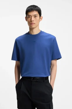 Relaxed-Fit T-Shirt mit zentralem Logo-Detail