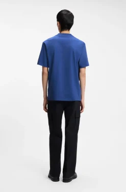 Relaxed-Fit T-Shirt mit zentralem Logo-Detail