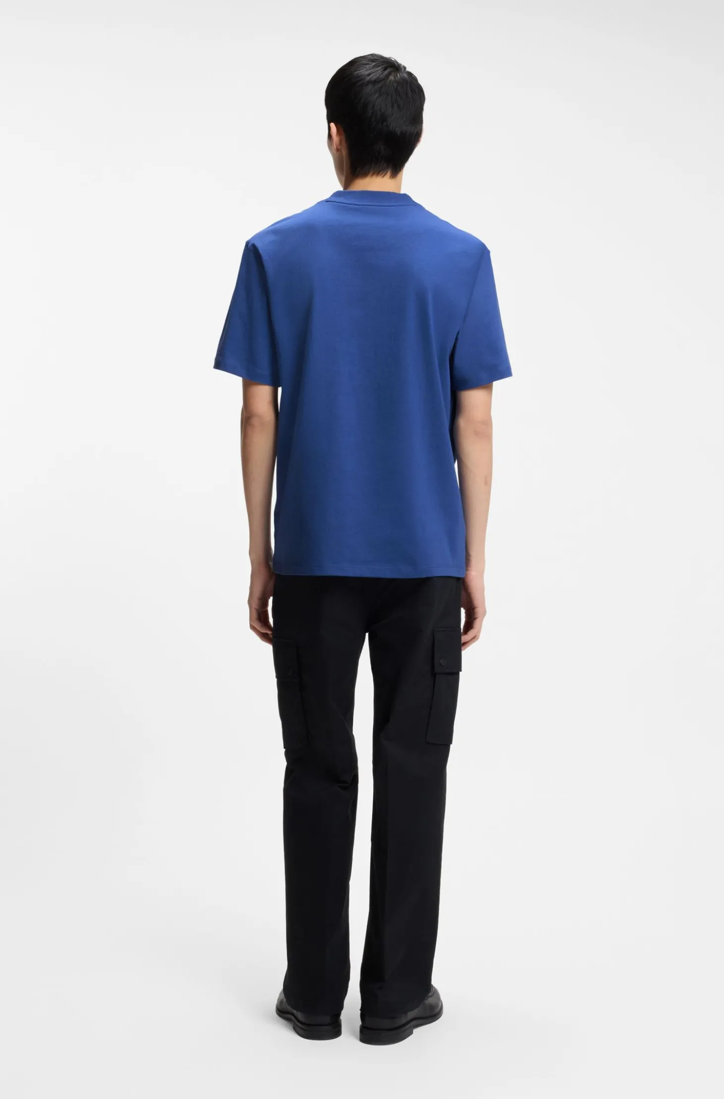 Relaxed-Fit T-Shirt mit zentralem Logo-Detail