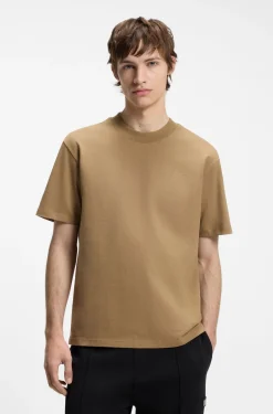 Relaxed-Fit T-Shirt mit zentralem Logo-Detail