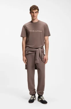 Relaxed-Fit T-Shirt mit Zickzack-Nahtdetail