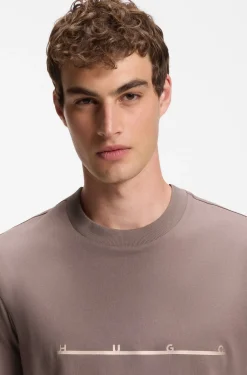 Relaxed-Fit T-Shirt mit Zickzack-Nahtdetail
