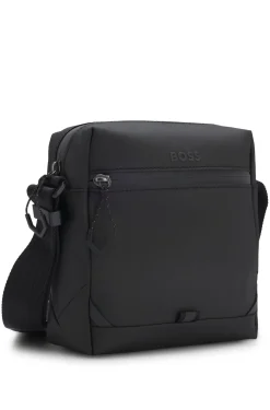 Reporter-Tasche aus Kunstleder mit reflektierenden Details