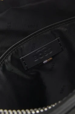 Reporter-Tasche aus natürlich genarbtem italienischem Leder