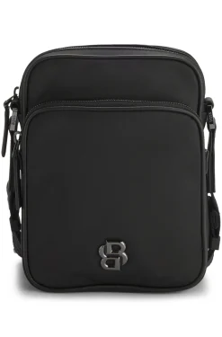 Reporter-Tasche aus Twill mit Double-B-Monogramm