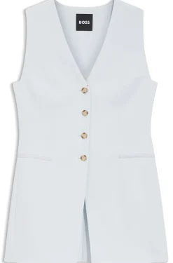 Ärmelloser Slim-Fit Blazer