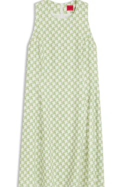 Ärmelloses Kleid mit geometrischem Print