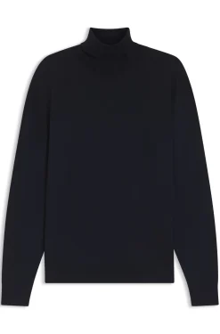 Rollkragenpullover aus extrafeiner Merinowolle