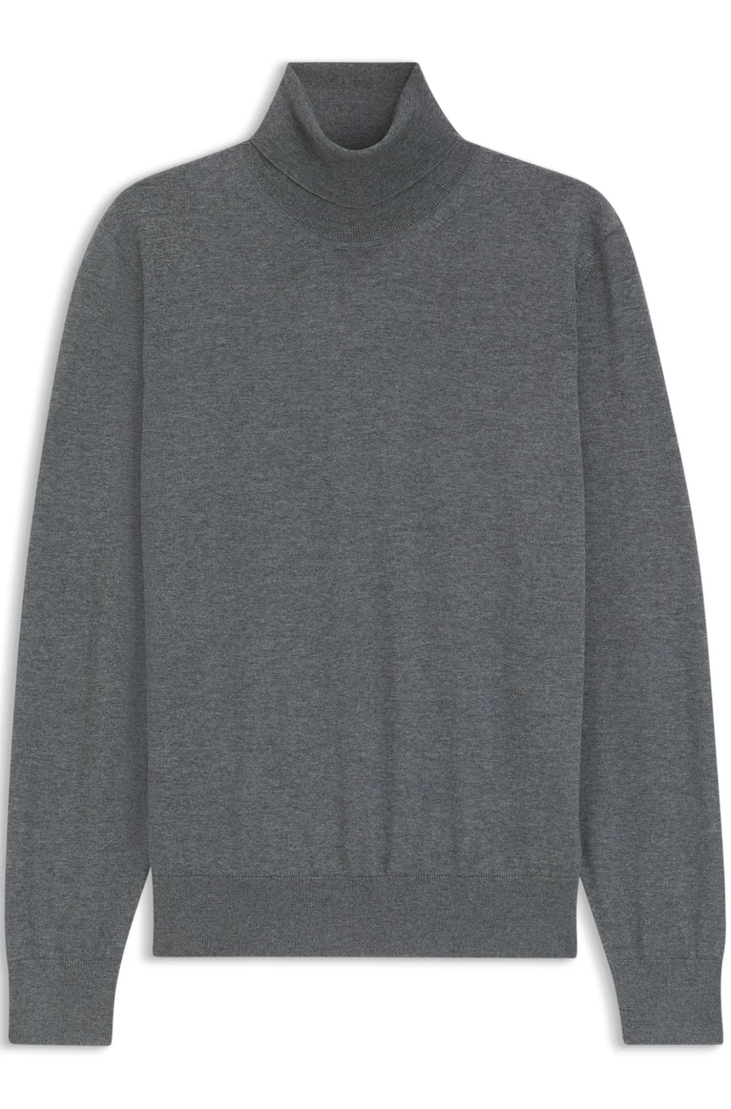Rollkragenpullover aus extrafeiner Merinowolle