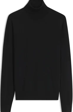 Rollkragenpullover aus extrafeiner Merinowolle