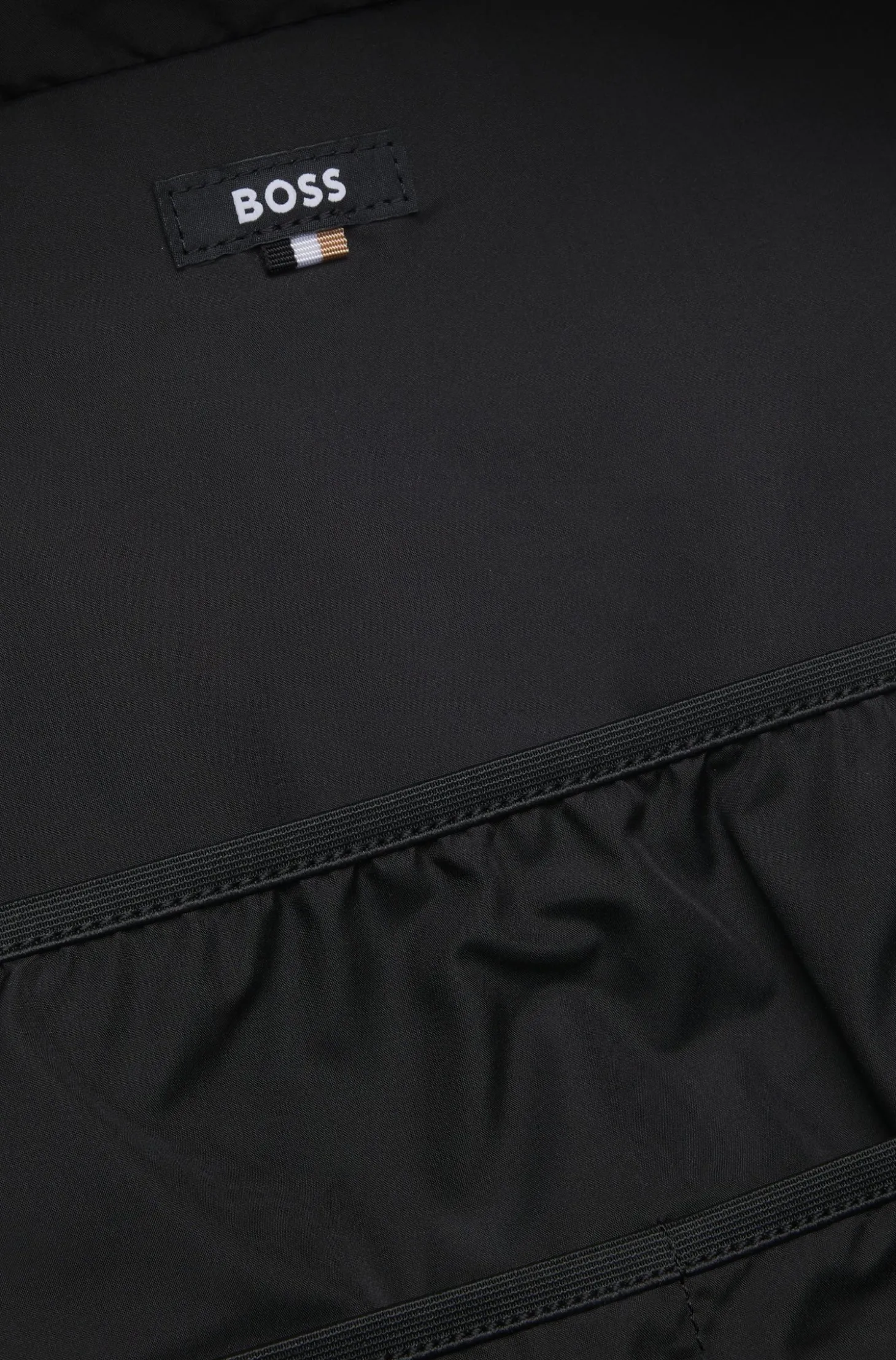 Rucksack aus strukturiertem Gewebe mit Logo und Signature-Streifen