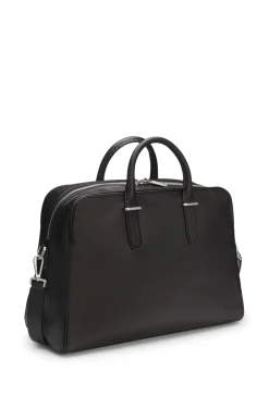 Runway Weekender aus Leder mit Logo-Prägung