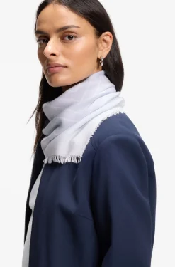 Schal aus Voile mit Logo-Print