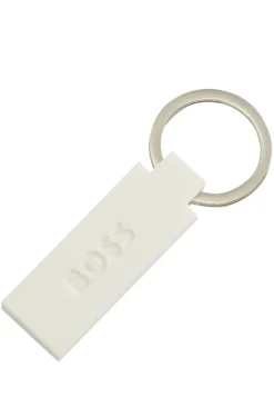 Schlüsselanhänger aus Silikon und Messing mit Logo