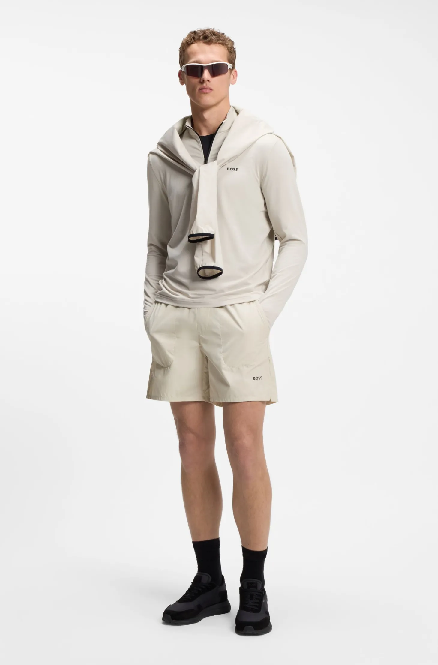 Schnell trocknende Active Shorts mit Vier-Wege-Stretch