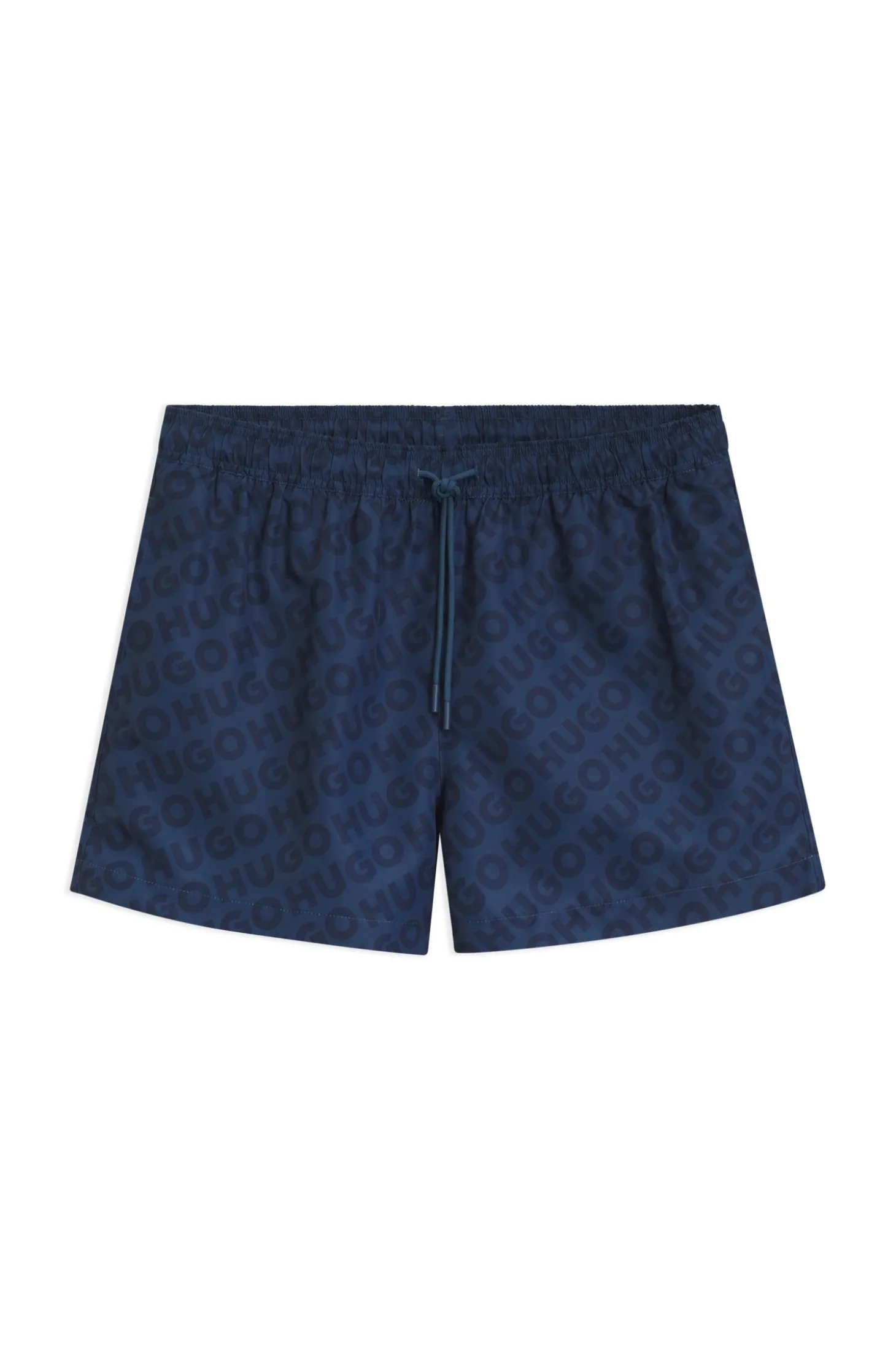 Schnell trocknende Badeshorts mit Logo-Print