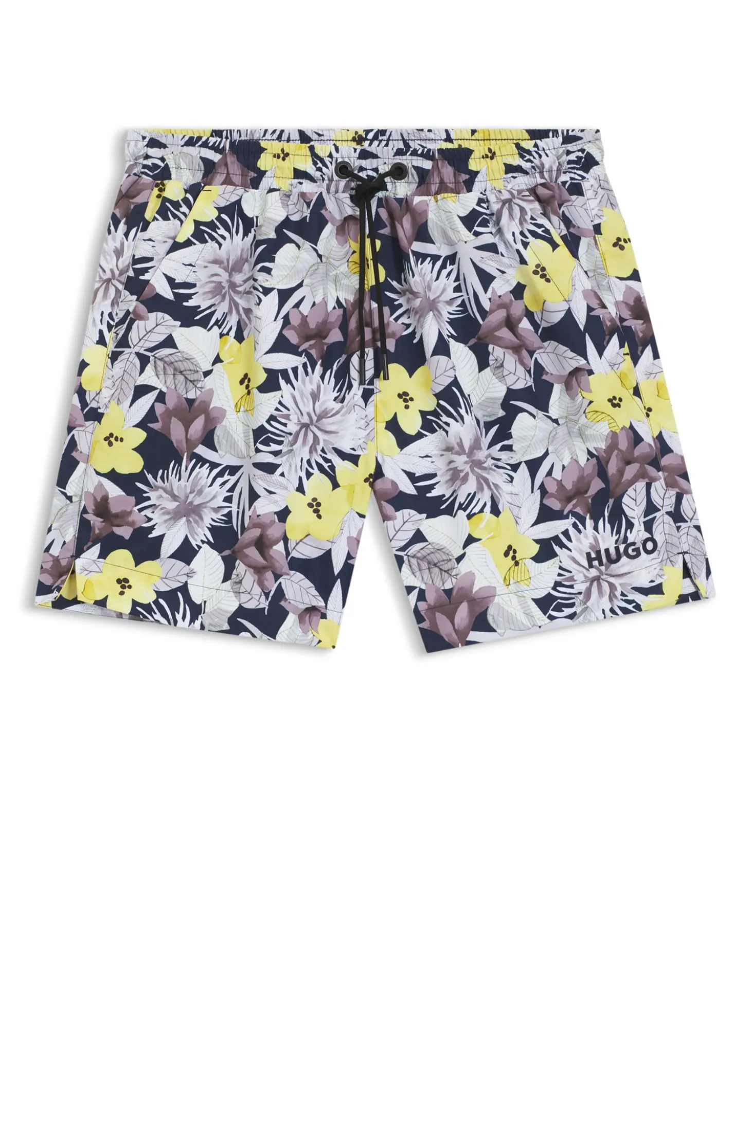 Schnell trocknende Badeshorts mit Allover-Print