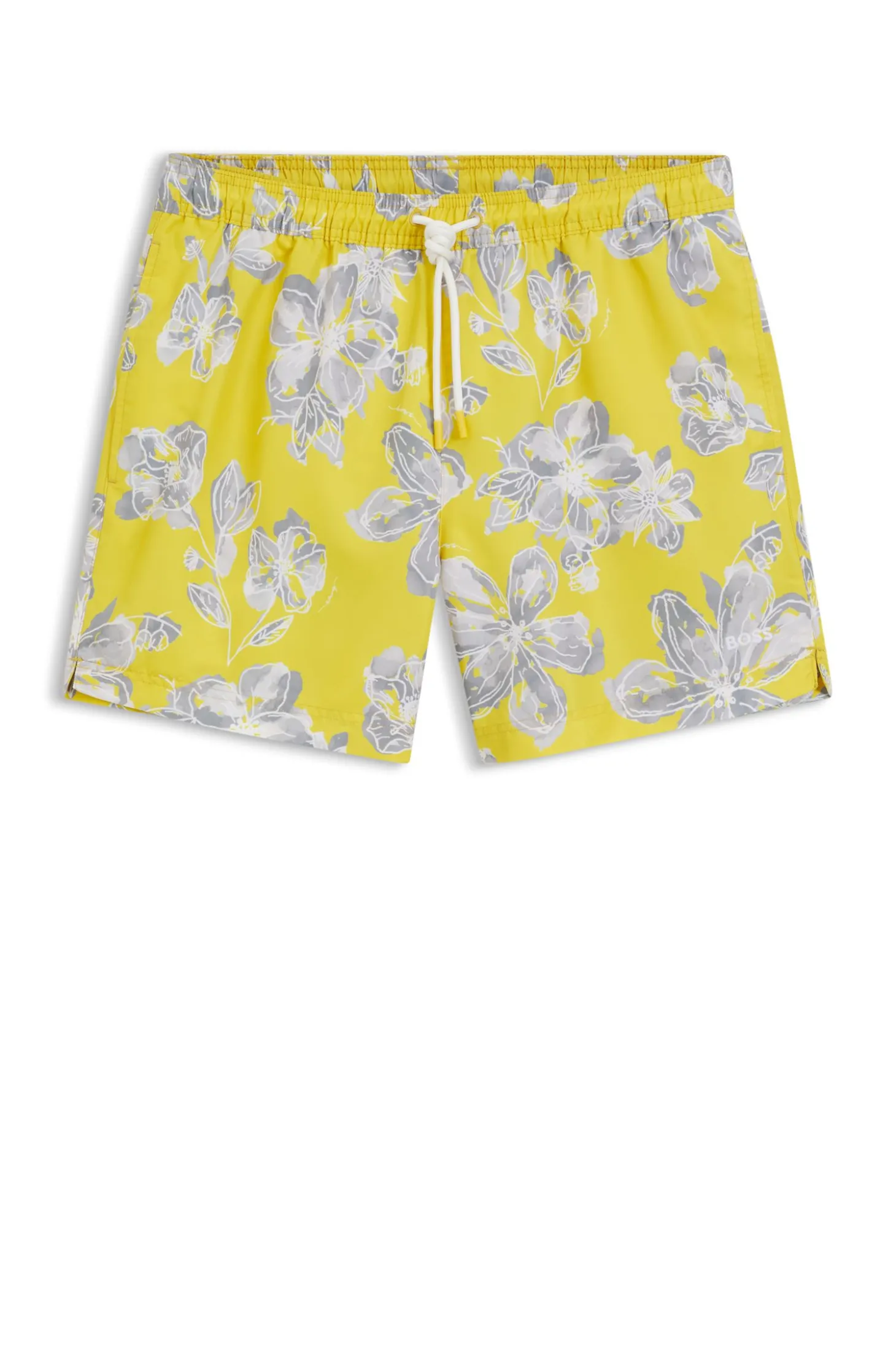 Schnell trocknende Badeshorts mit Allover-Print