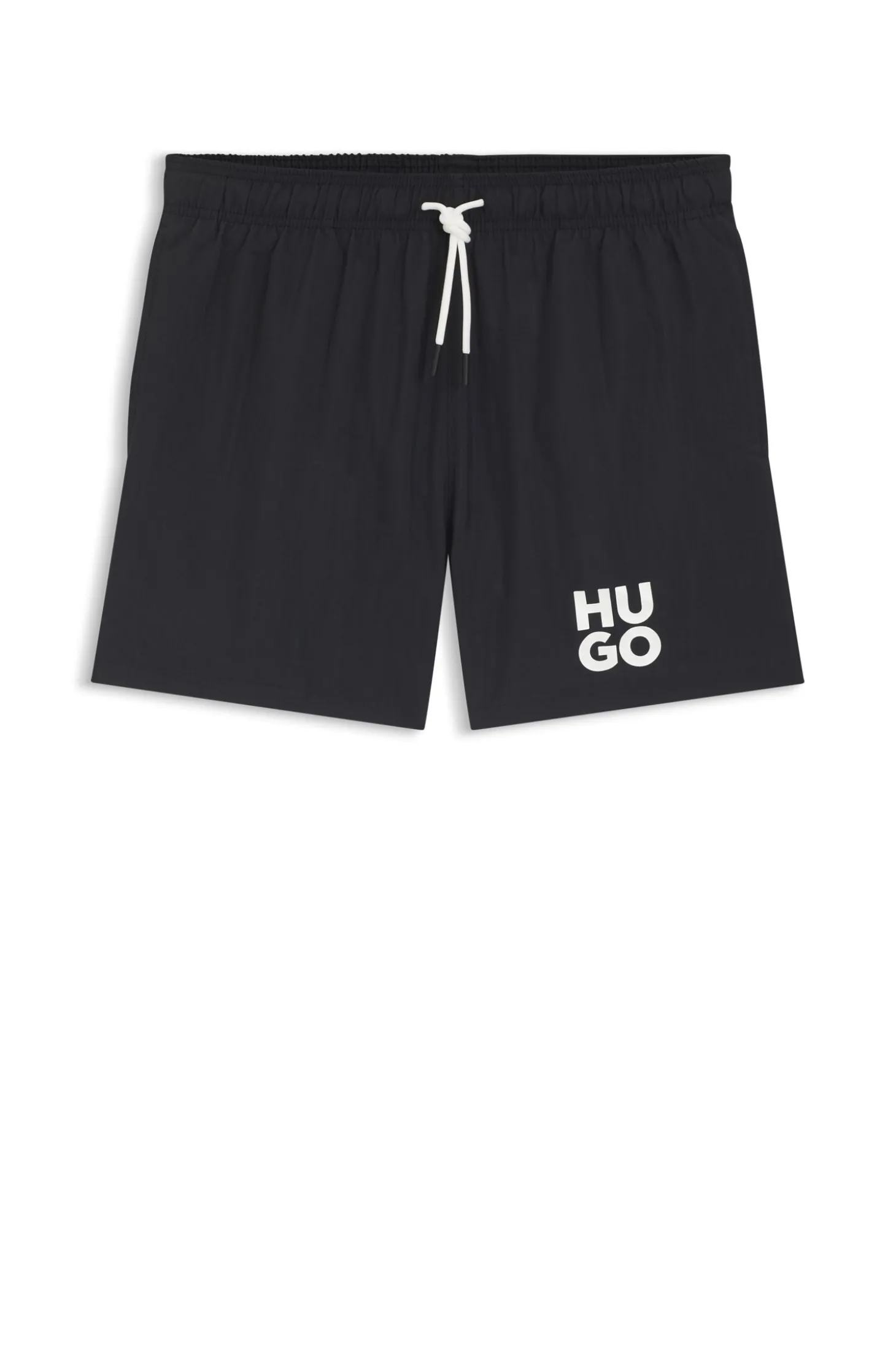 Schnell trocknende Badeshorts mit Stacked-Logo-Print