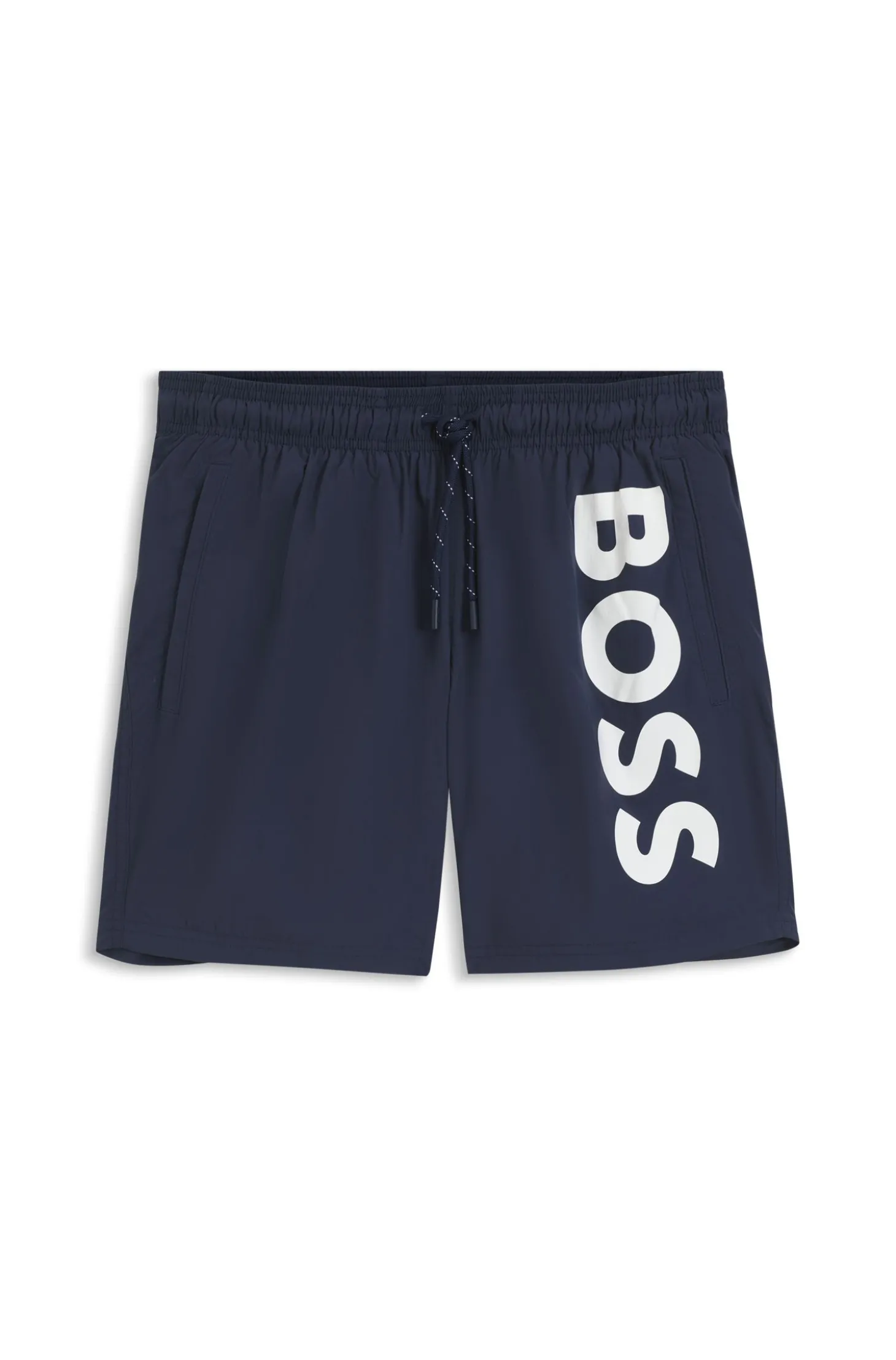 Schnell trocknende Badeshorts mit aufgedrucktem Logo