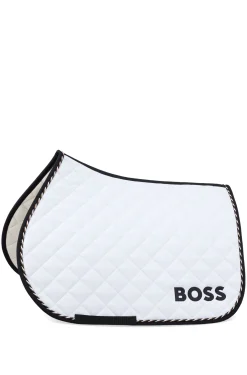 Schnell trocknende Spring-Schabracke mit Logo