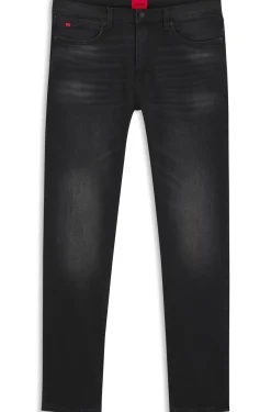 Schwarze Extra Slim-Fit Jeans aus Stretch-Denim