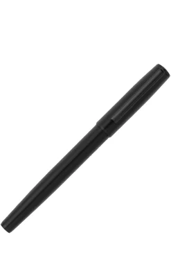 Schwarzer Tintenroller mit tonalem Logo