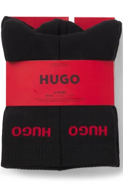 Sechserpack kurze Socken mit Logo-Detail