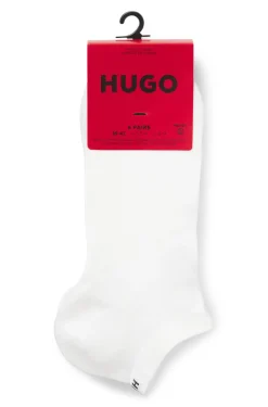 Sechserpack Sneakers-Socken aus Baumwoll-Mix mit Logos