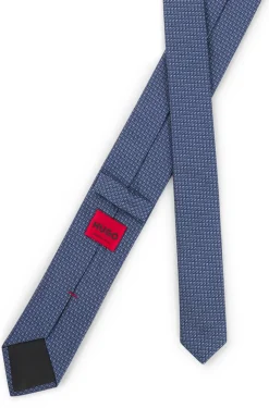 Seidenkrawatte mit Jacquard-Muster