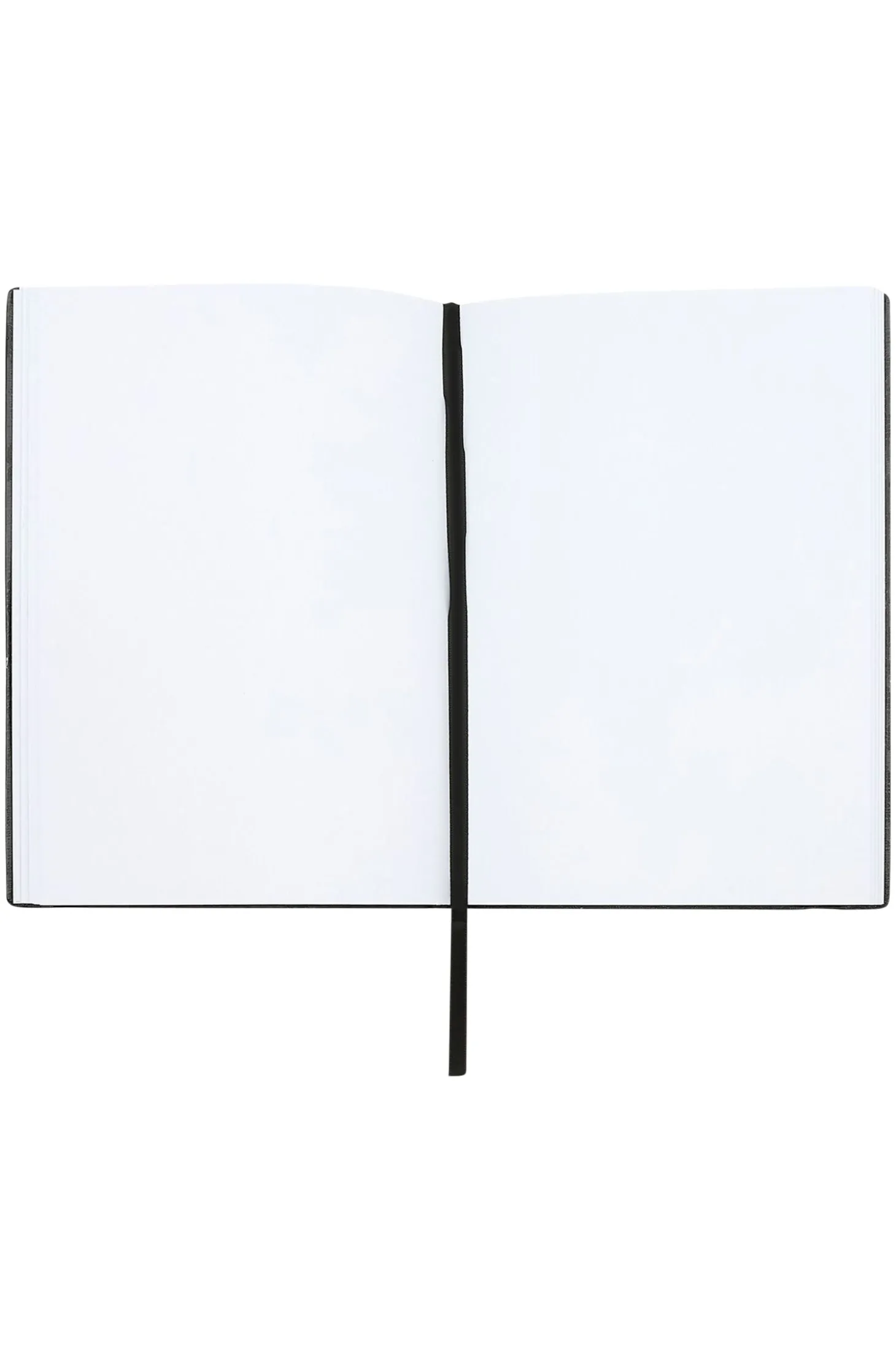 Set aus DIN-A5-Notizbuch aus weißem Kunstleder und Kugelschreiber