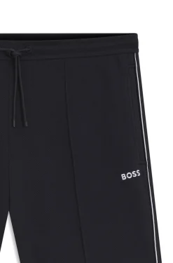 Shorts aus Baumwoll-Mix mit Paspeln