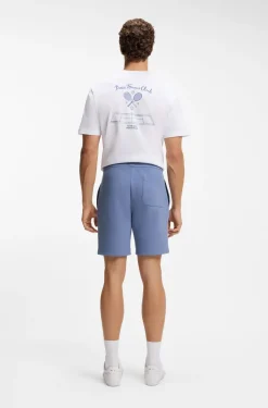 Shorts aus Baumwoll-Mix mit Paspeln
