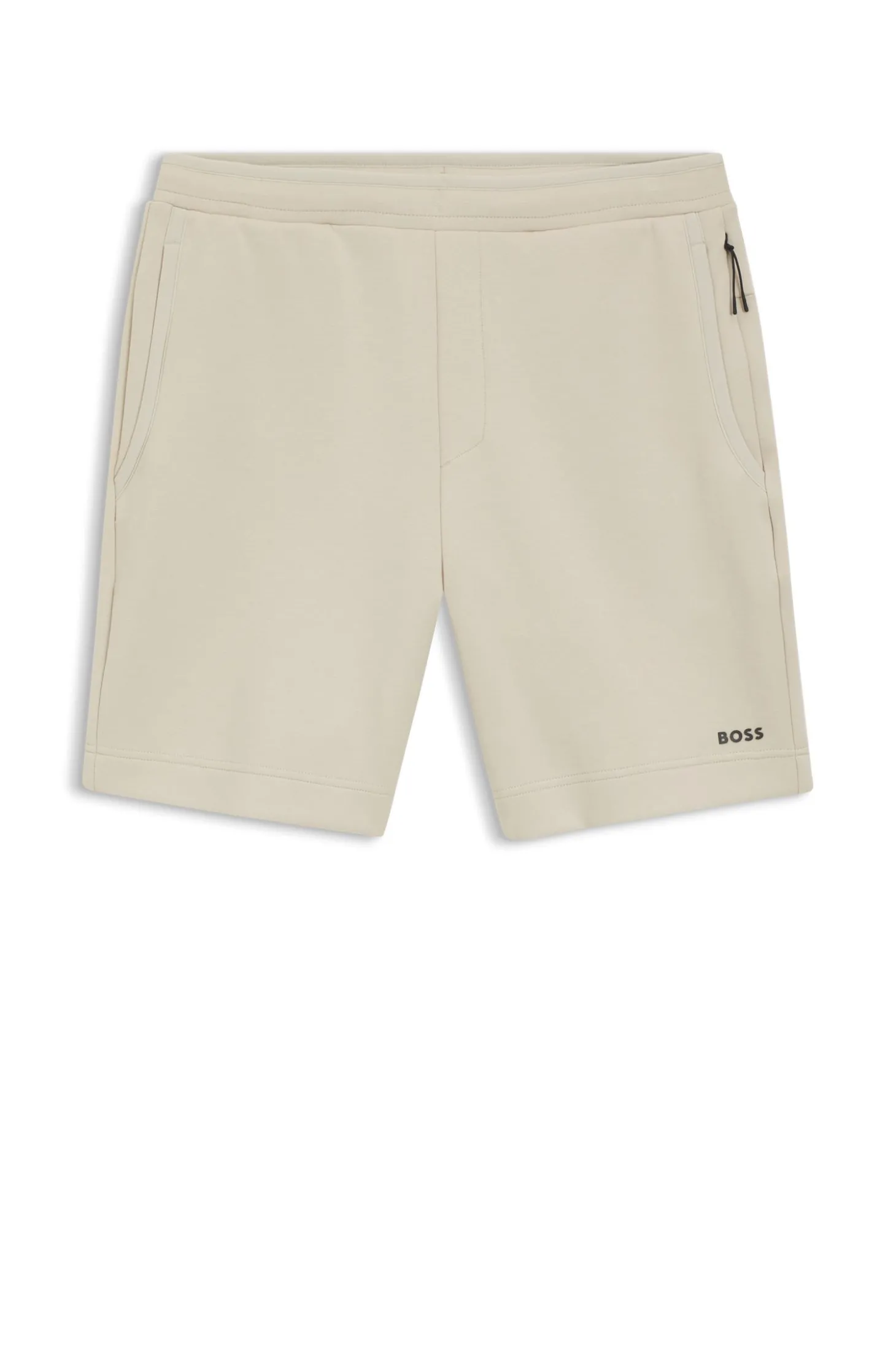 Shorts aus Baumwoll-Mix mit reflektierender Grafik