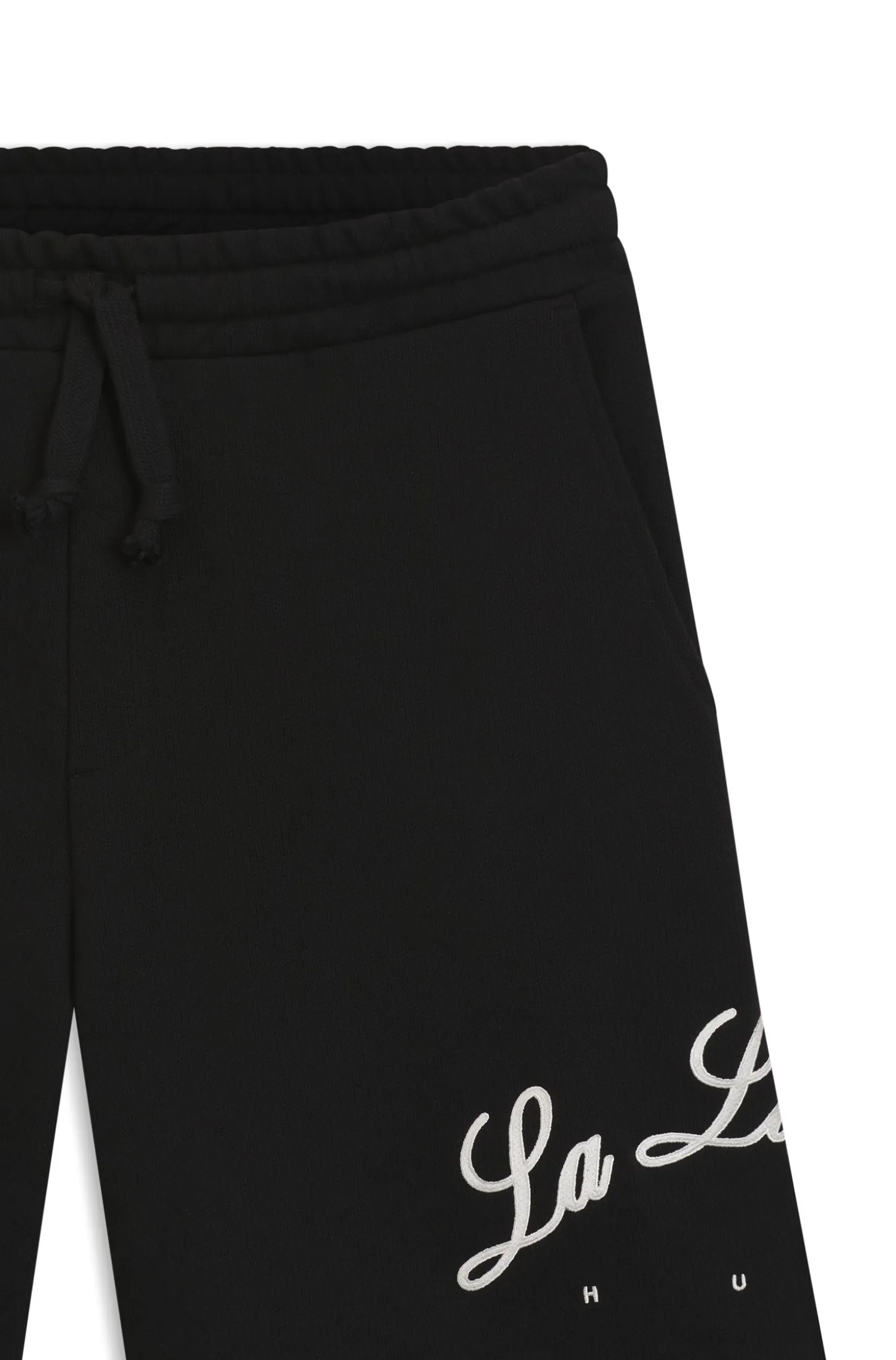 Shorts aus Baumwoll-Terry mit Logo-Artwork