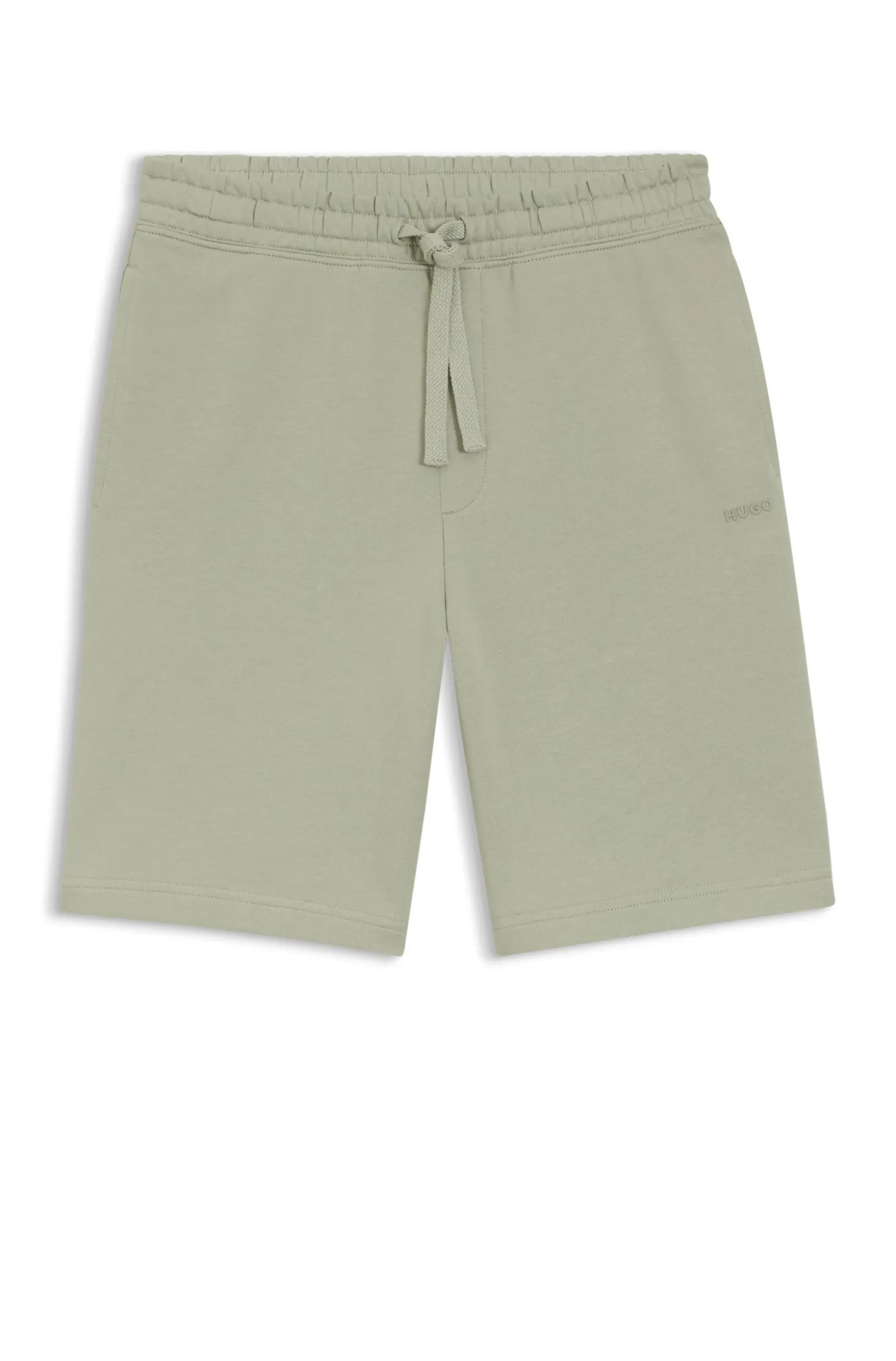 Shorts aus Baumwoll-Terry mit Logo-Print