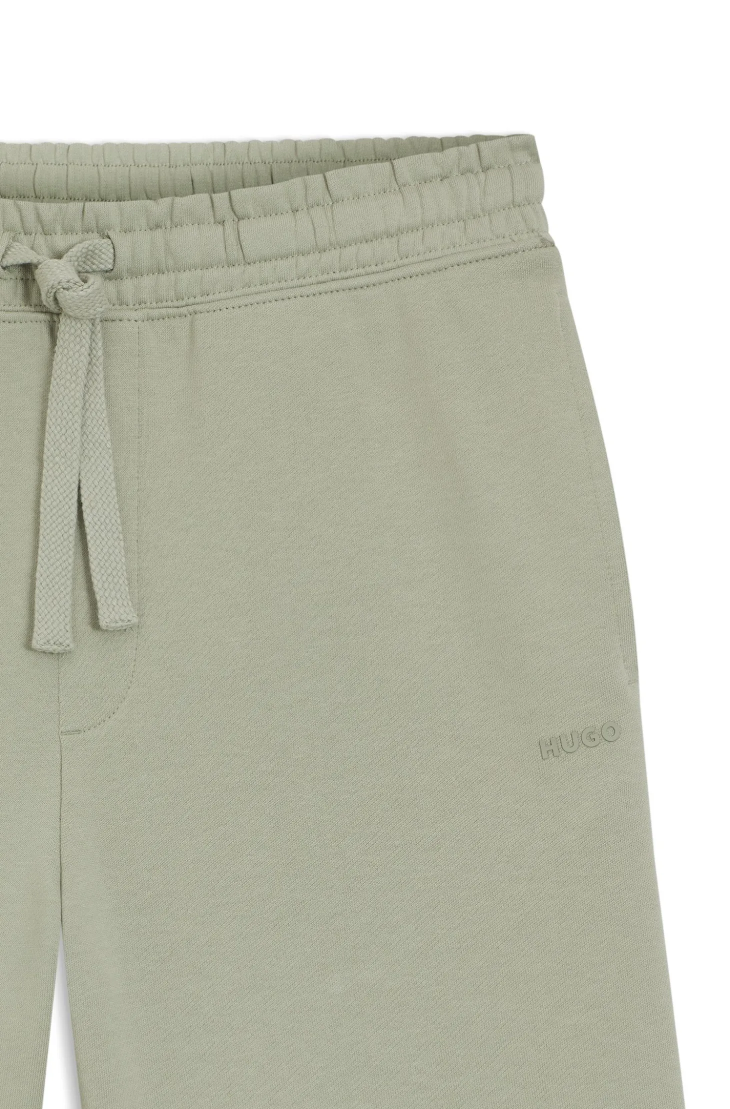 Shorts aus Baumwoll-Terry mit Logo-Print