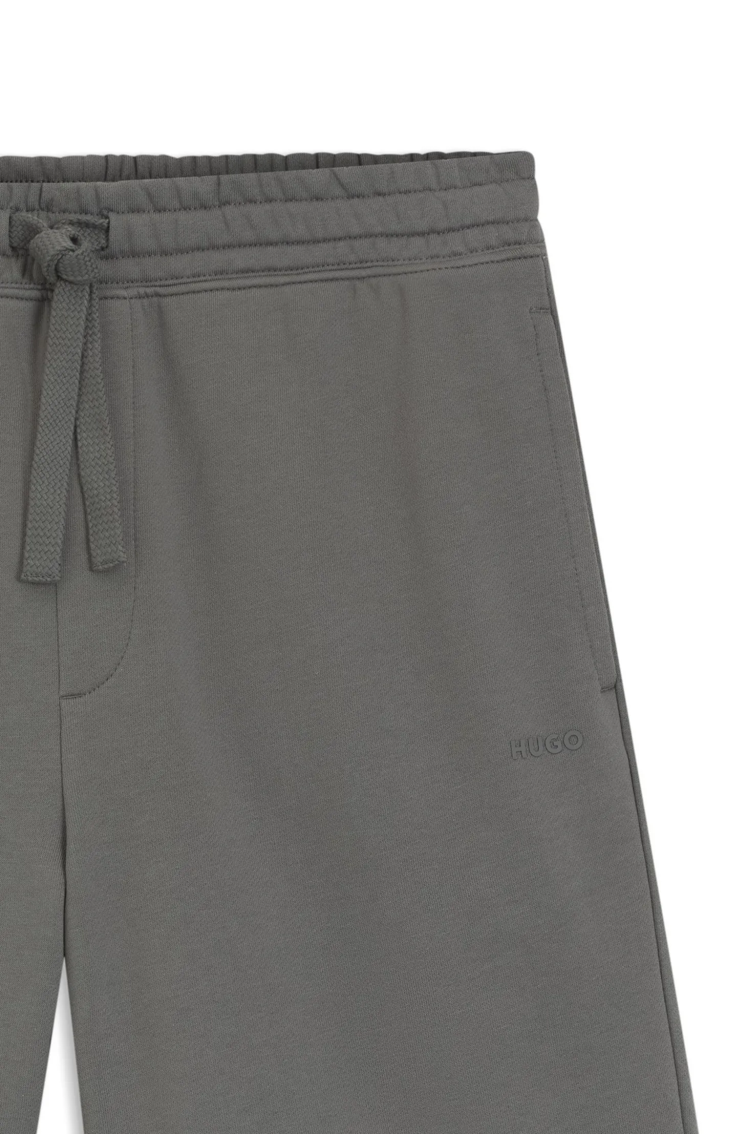 Shorts aus Baumwoll-Terry mit Logo-Print