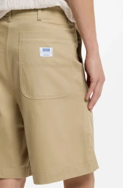 Shorts aus merzerisierter Baumwoll-Canvas