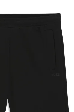 Shorts aus Piqué-Jersey im Baumwoll-Mix mit Logo-Stickerei
