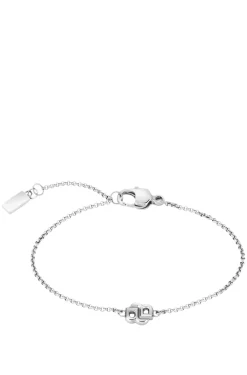 Silberfarbenes Armband mit Double-B-Monogramm