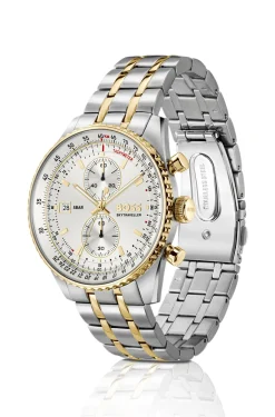 Skytraveller Pro zweifarbige Uhr mit Saphirglas