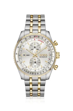 Skytraveller Pro zweifarbige Uhr mit Saphirglas