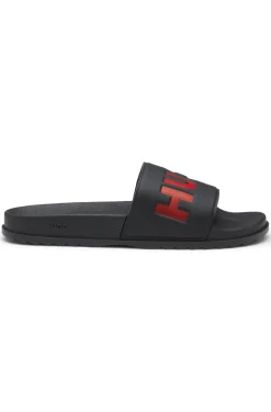 Slides mit Logo-Riemen