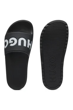 Slides mit Logo-Riemen