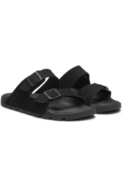Slides mit zwei Riemen und Logo-Schließe