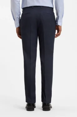 Slim-Fit Anzug aus fein gemusterter Schurwolle